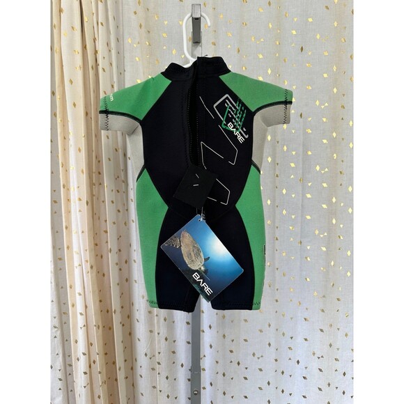 NWT BARE Tadpole Shorty Toddler Kids Neoprene Zip Up Rash-Guard Wetsuit 2 Yrs - Picture 4 of 6